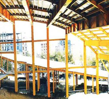 پروژه ساخت و نصب اسکلت فلزی سالن همایش شهید باهنر