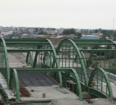 پروژه ساخت و نصب پل چهارم شهرستان آمل